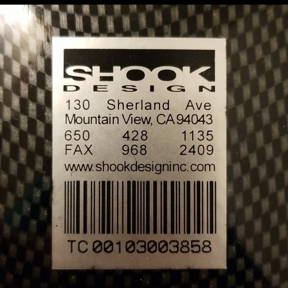 Speed Pac By Shook Design Aerodynamic Hard Shell Pack For Motorcyle Red & Blk - Picture 12 of 12